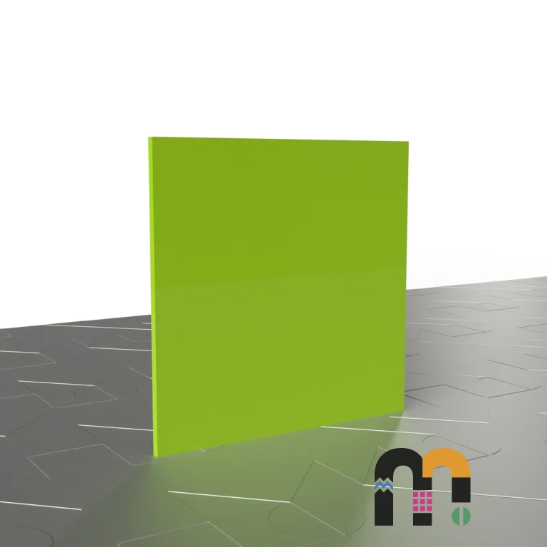 Plancha de metacrilato verde pistacho opaco 6H02