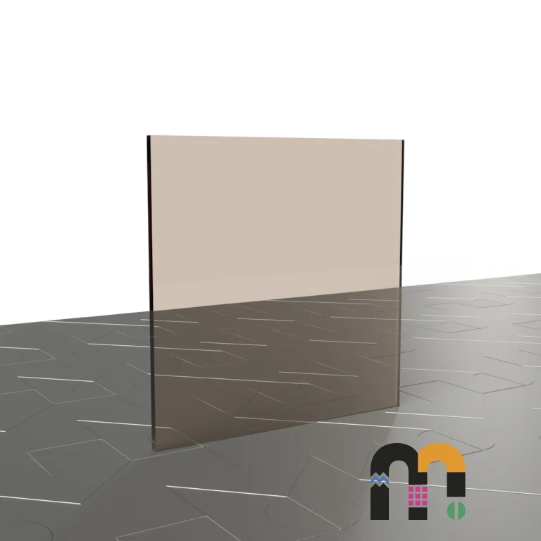Plancha de metacrilato umbra marrón transparente 7C22